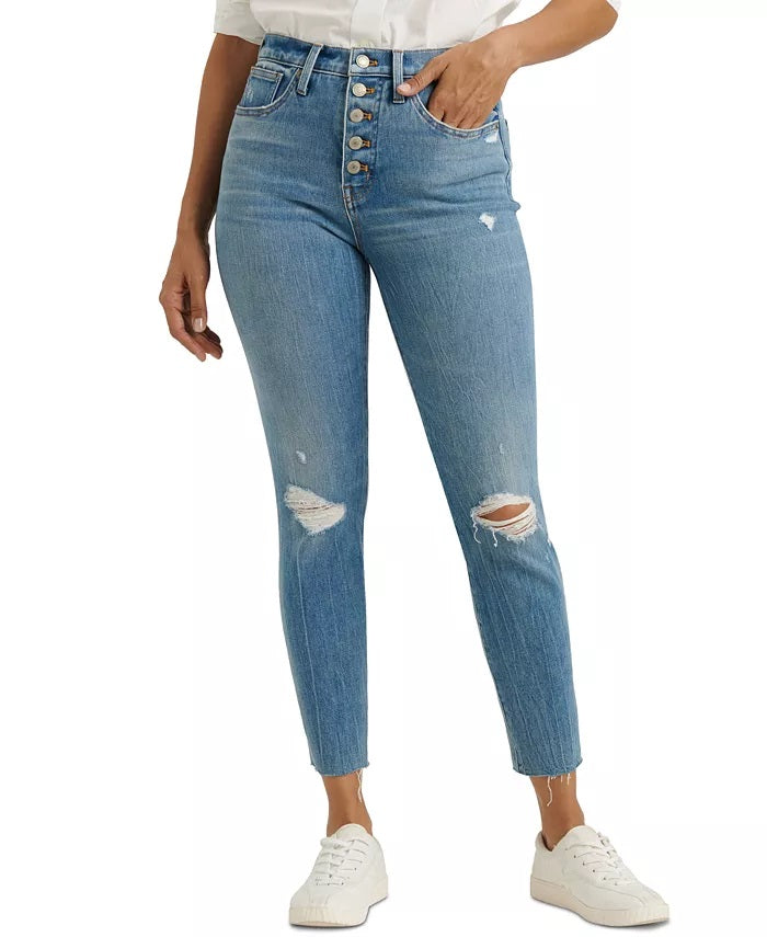 Lucky Brand Women's Bridgette High Rise Skinny Jeans Blue Size 30