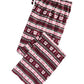 Club Room Men's Fair Isle Pajama Pants Red Size Large