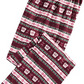 Club Room Men's Fair Isle Pajama Pants Red Size Large