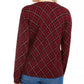 Karen Scott Women's Holiday Plaid Print Cardigan Red Size X-Small