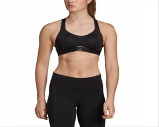 adidas Women's Stronger for It Soft Sports Bra Black Size 34 C