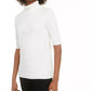 Alfani Women's Petite Turtleneck Sweater White- Size PL