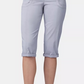 Lee Platinum Women's Patch Pocket Capri Pants Gray Size 10 Petite