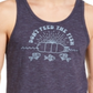 Sun Stone Unisex Don't Feed the Fish Tank Navy Size XL