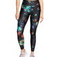 Nike Women's Power Dri Fit Floral Print High Waist Training Tights Blue Size X-Small