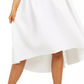Quiz Women's Dip Hem Skirt White Size 6