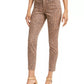 Style & Co Women's Curvy-Fit Skinny Printed Jeans Purple Size 8