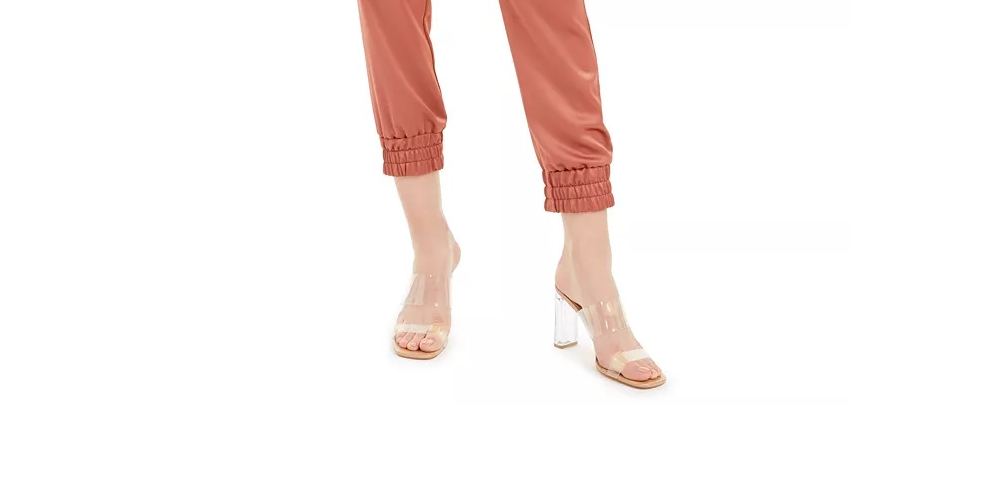 Bar III Women's Cuffed Pants Brown Size XX-Small