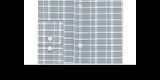 Calvin Klein Men's Steel Classic/Regular-Fit Non-Iron Performance Stretch Green Check Dress Shirt Green Size 17-32/33