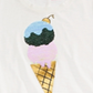 Epic Threads Big Girl's Ice Cream Flip Sequin T-Shirt White Size S