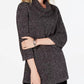 Karen Scott Women's Petite Cowl-Neck 3/4-Sleeve Sweater Wine Size Petite Small