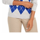 Charter Club Women's Argyle Crewneck Sweater Gray Size XX-Large