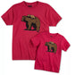 Levi's Daddy & Me Collection Baby Boys Papa Bear & Baby Bear Graphic T Shirt Red Size 12