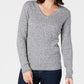Karen Scott Women's Cotton Cable Knit Sweater White Size PXL