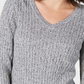 Karen Scott Women's Cotton Cable Knit Sweater White Size PXL