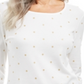 Karen Scott Women's Long Sleeve Scoop Neck Top White Size XX-Large