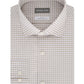 Michael Kors Men's Slim-Fit Non-Iron Airsoft Performance Stretch Check Dress Shirt Beige Size 15.5X34-35