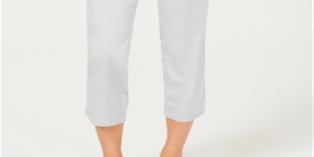 Style & Co Women's Pull on Utility Capris Gray Size Small