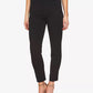 CeCe Women's Twill Straight Leg Pants Black  Size 2