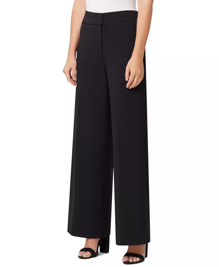 Rachel Roy Women's Crepe Wide Leg Dress Pants Black Size 0 Petite