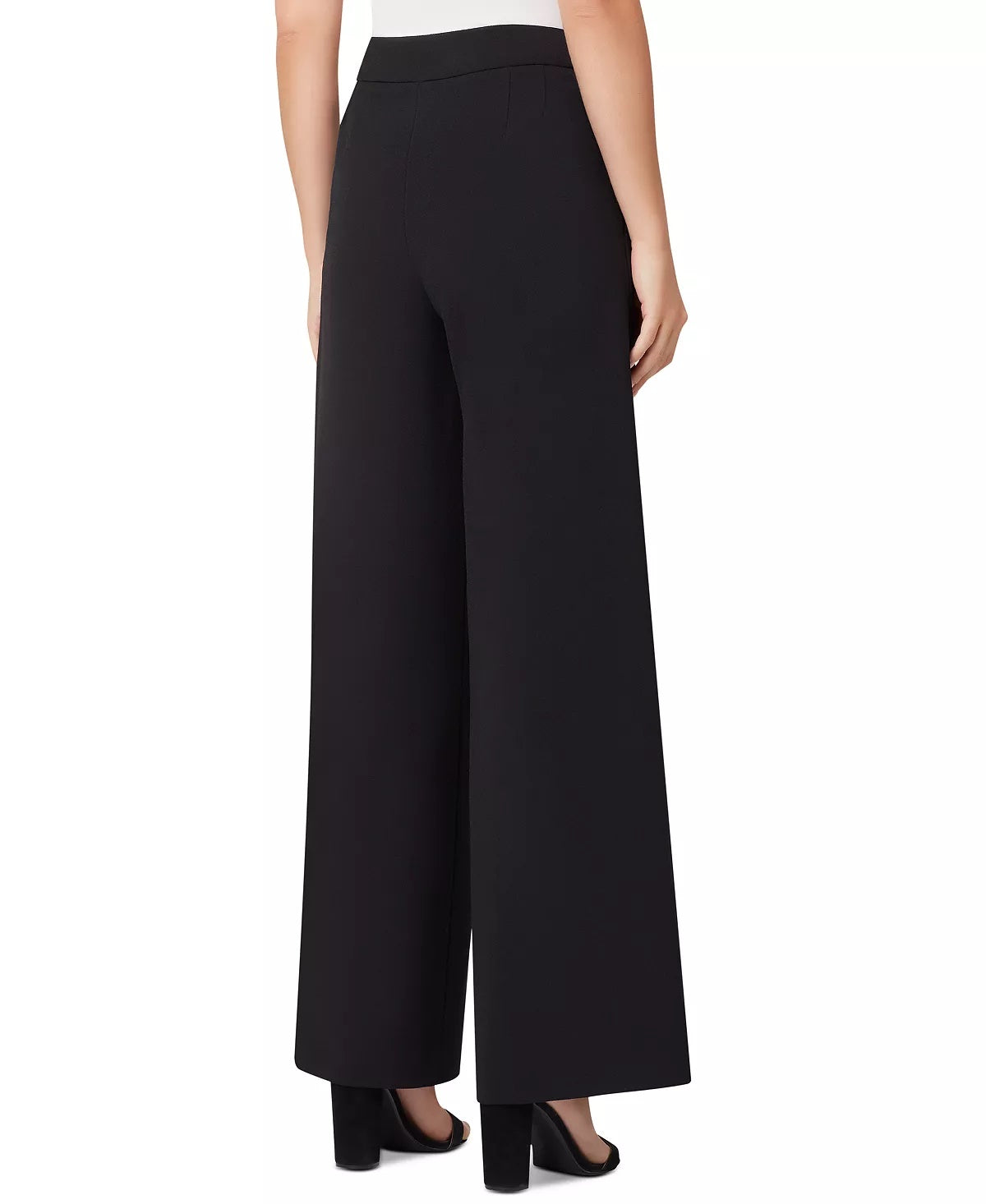 Rachel Roy Women's Crepe Wide Leg Dress Pants Black Size 0 Petite