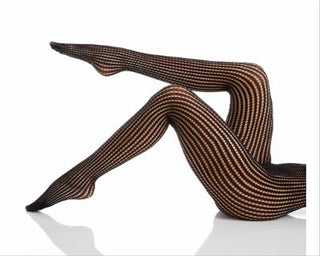 DKNY Women's Net Tights Black Size M