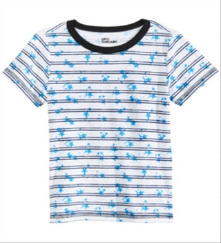 Epic Threads Toddler Boy's Splatter Stripe T-Shirt Color White Size 4T