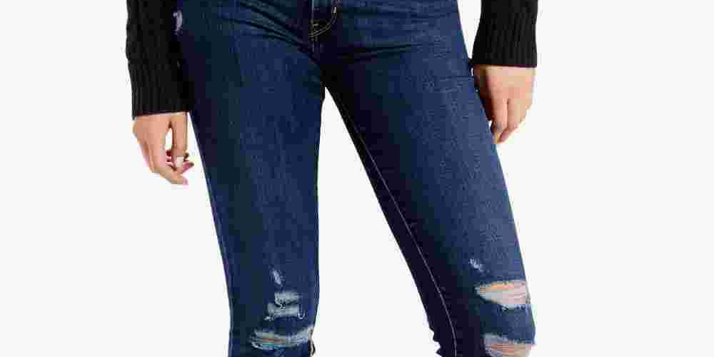 Levi's Women's 711 Skinny Jeans Blue Size 36X30