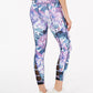 Ideology Women's Floral Printed Leggings Multi L Pink Size Large