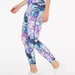Ideology Women's Floral Printed Leggings Multi L Pink Size Large