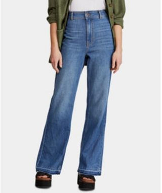 Free People Women's Mindy High Waist Flare Jeans brown Size 27