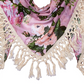 Steve Madden Women's Keep Blooming Triangle Scarf Pink One Size