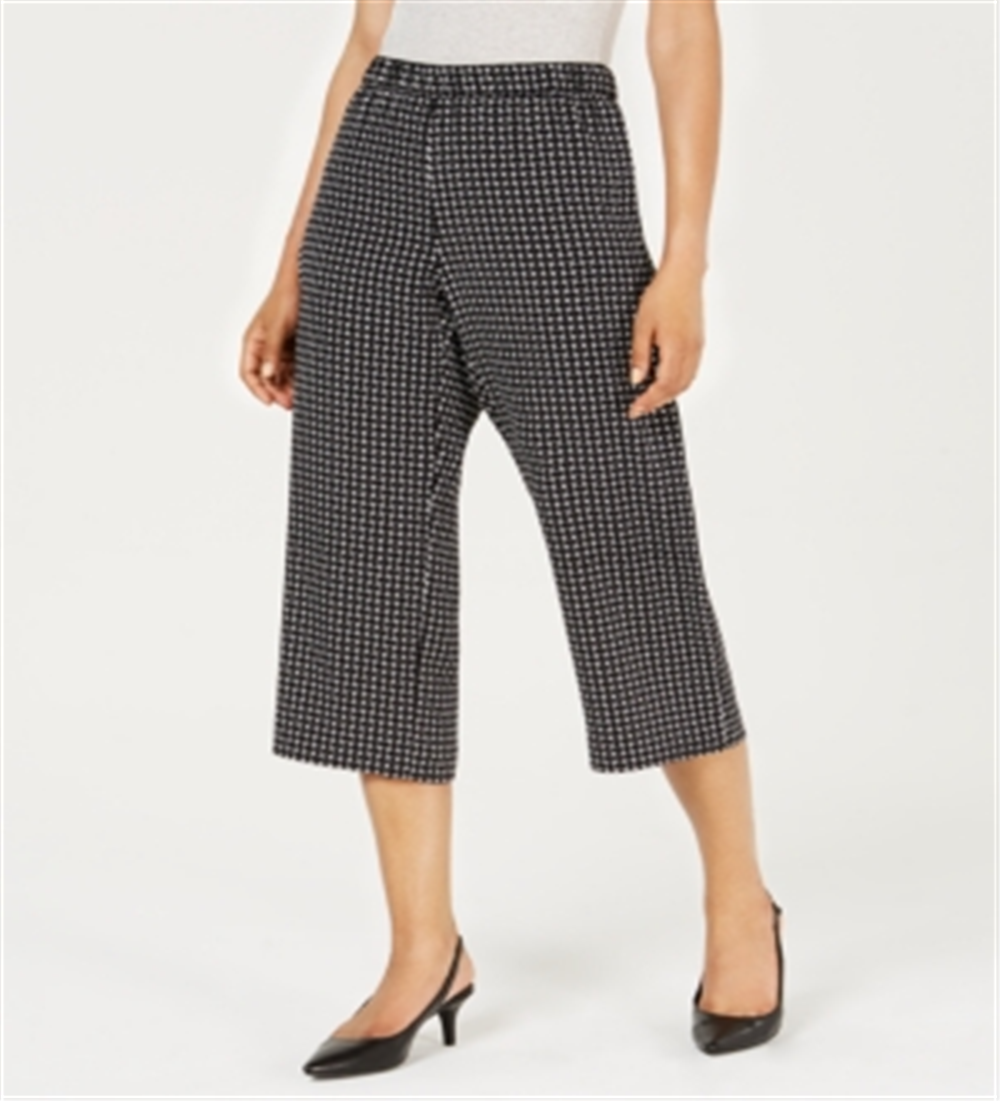 Alfani Women's Printed Pants Black Size Petite X-Large