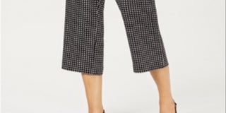 Alfani Women's Printed Pants Black Size Petite X-Large