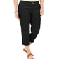 Style & Co Women's Chino Capri Pants Black Size 4