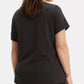 Levi's Women's Trendy Plus Perfect T-Shirt Black Size 2X