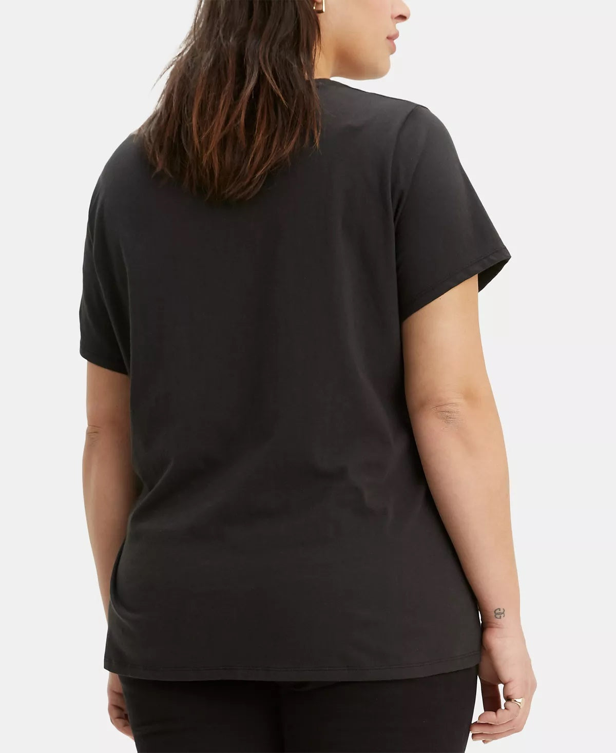 Levi's Women's Trendy Plus Perfect T-Shirt Black Size 2X