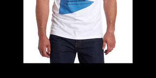 Barbour Men's Vessel Stormforce Logo Graphic T-Shirt White Size X-Large