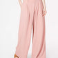 Bar III Women's Pleated Wide Leg Pants Red Size 4