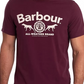 Barbour Men's Max Logo Graphic T-Shirt Red Size Large