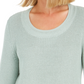 Style & Co Women's Boxy Knit Pullover Sweater Green Size Large