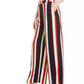 Bar III Women's Striped Wide Leg Pants Black Size X-Small