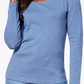 Karen Scott Women's Cotton Scoop-Neck Top Blue Size Small