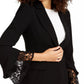 Nanette Lepore Women's Lace Sleeve Blazer Black Size 10