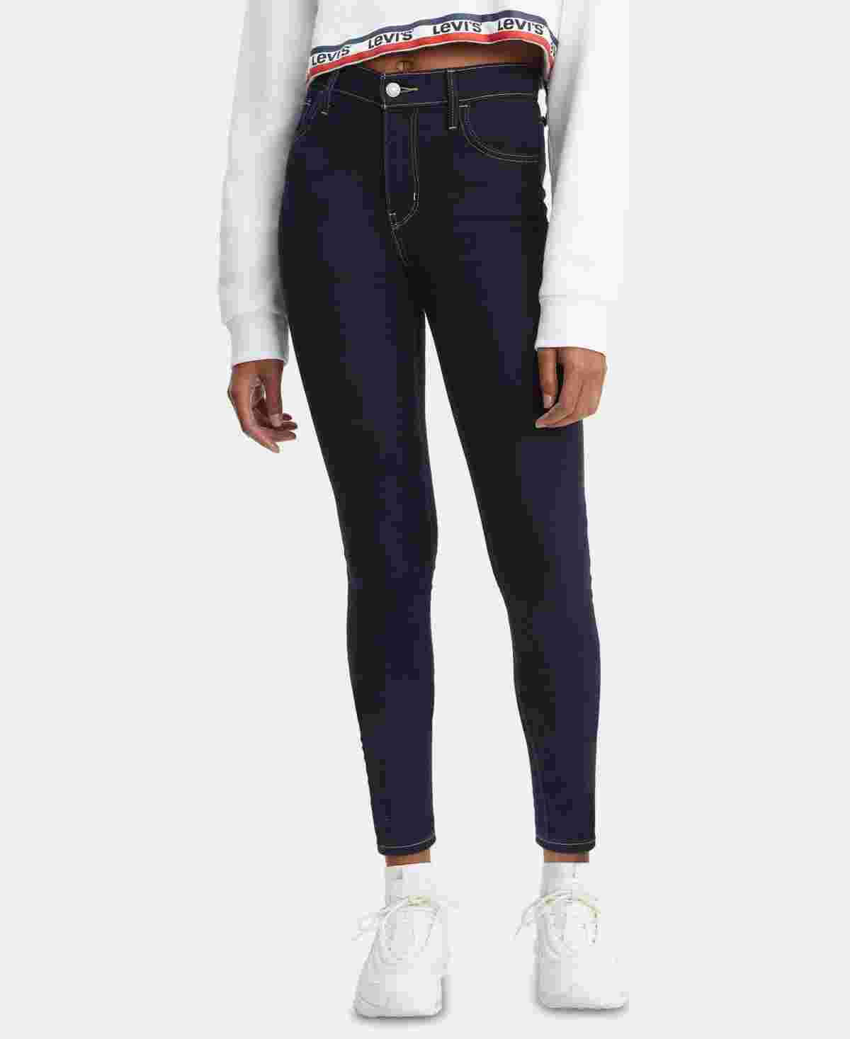Levi's Women's 720 High-Rise Super-Skinny Jeans Blue Size 30X30