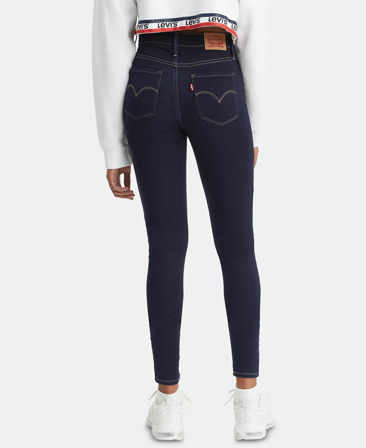 Levi's Women's 720 High-Rise Super-Skinny Jeans Dark Blue 28X30