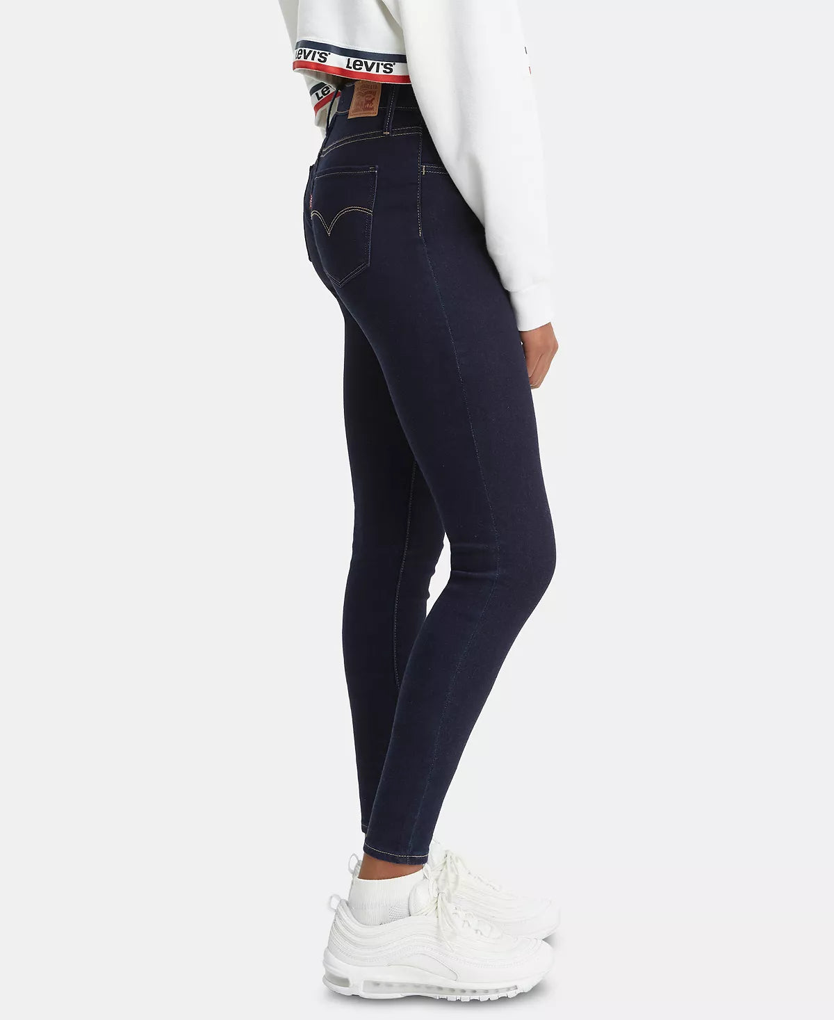 Levi's Women's 720 High-Rise Super-Skinny Jeans Dark Blue 28X30