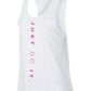 Nike Women's Miler Dri-Fit Just Do It Running Tank Top White Size Small