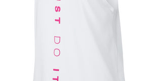 Nike Women's Miler Dri-Fit Just Do It Running Tank Top White Size Small
