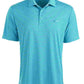 Attack Life By Greg Norman Men's Regular-Fit Performance Stretch Feeder Stripe Polo Blue Size Small